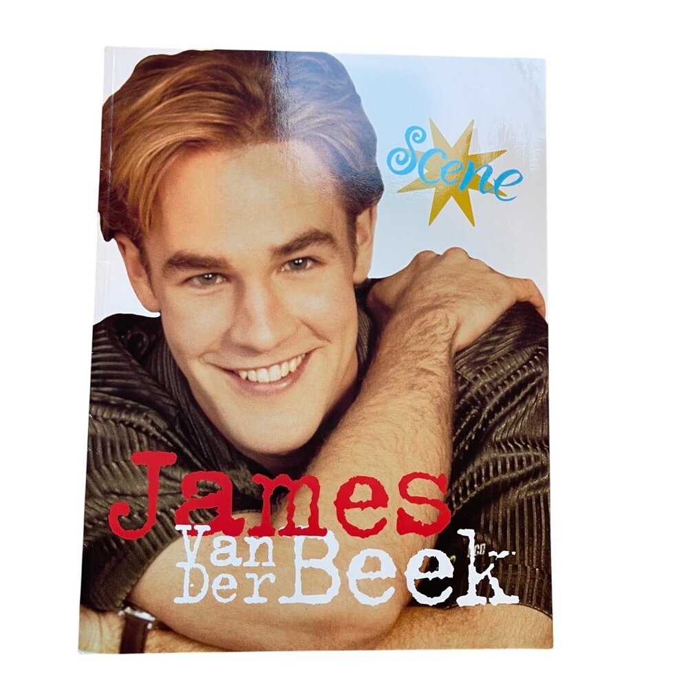 James Van Der Beek Scene Magazine Soft Cover Book Y2K 1990s 2000s Dawson's Creek